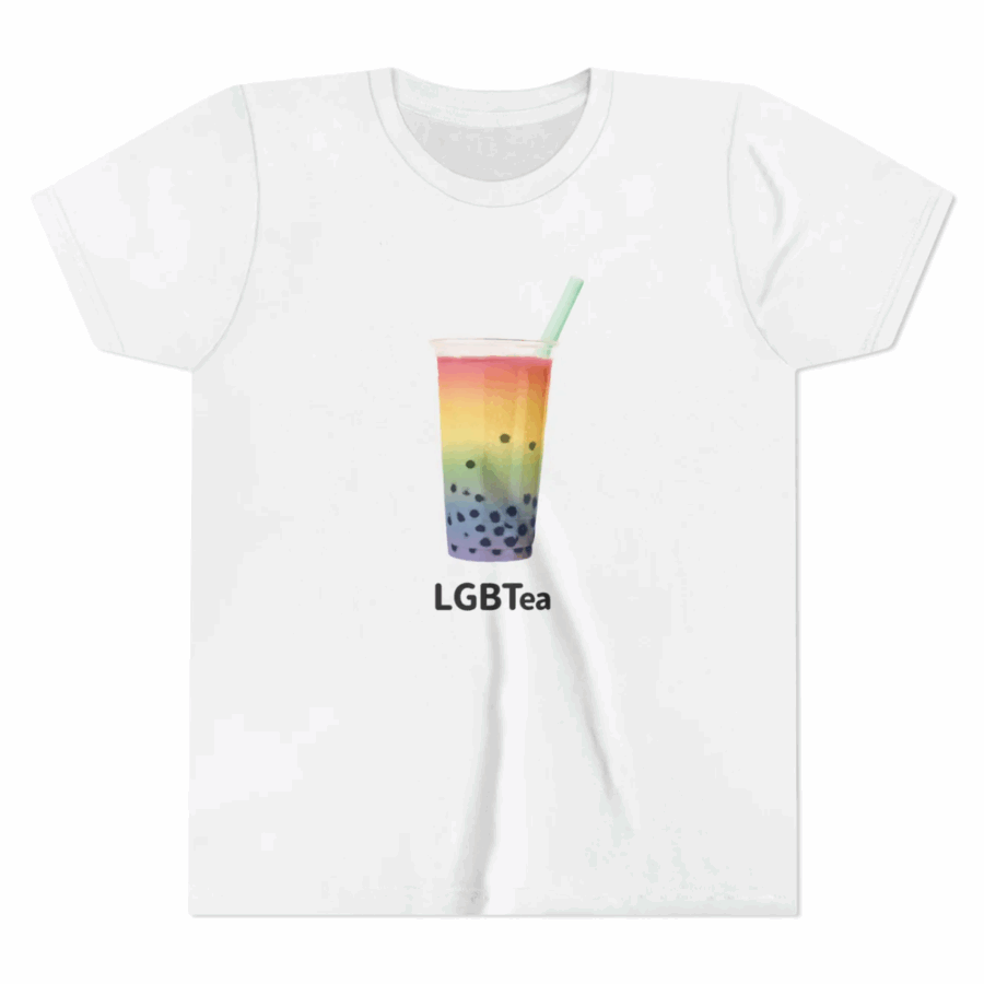 LGBTea Meme T-Shirt – Colorful Boba Graphic Top
