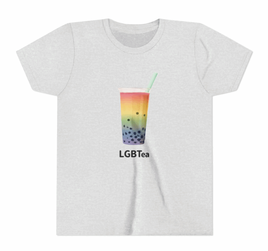 LGBTea Meme T-Shirt – Colorful Boba Graphic Top - Image 2